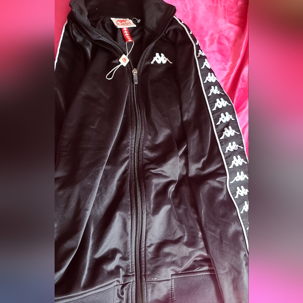 Kappa Black Zip-Up Jacket
